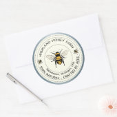 Klassieke Ronde Stickers | Pure Honey Custom Stick (Envelop)