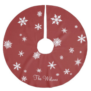 Klassieke roodfamilie - boomrok kerstboom rok