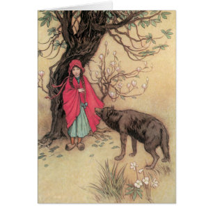 Klassieke Roodkapje door Warwick Goble