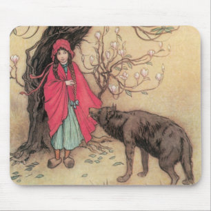 Klassieke Roodkapje door Warwick Goble Muismat