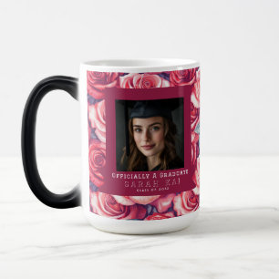 Klassieke roos bloemengeschenk voor hem Grad Magische Mok
