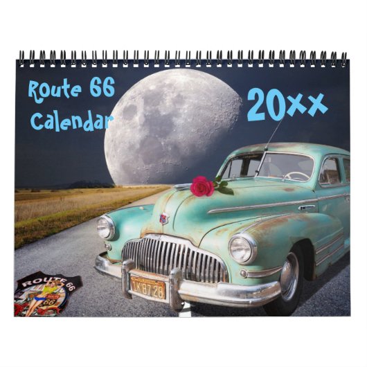 Klassieke route 66 kalender 2018 (Hoes)
