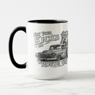 Klassieke Route 66 Koffiemok Mok