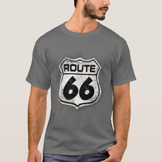 Klassieke route 66 t-shirt (Voorkant)