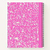 Klassieke roze compositie notitieboek (Achterkant)