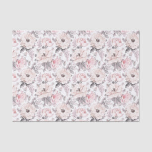 Klassieke roze en grijs patroon tissuepapier