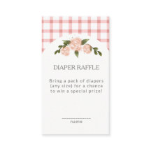 Klassieke Roze Gingham Luier Rommel Baby Borrel