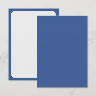 Klassieke RSVP-kaart in blauw en wit – Aanpasbaar RSVP Kaartje