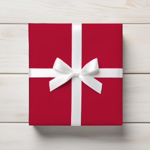 Klassieke Ruby Red Solid kleur Cadeaupapier
