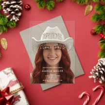 klassieke rustieke minimale cowboy bruidsdouche