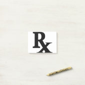 Klassieke Rx Pharmaceuticals Pictogram print apoth Post-it® Notes (Op bureau)