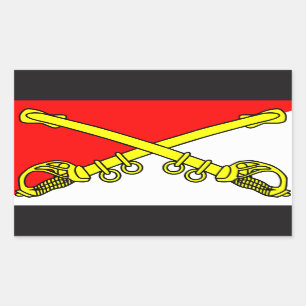 Klassieke Sabers Rechthoekschakelaars Rechthoekige Sticker