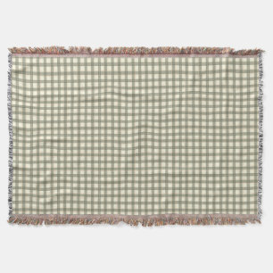 Klassieke Sage Tartan Ralph Lauren Geïnspireerd Deken