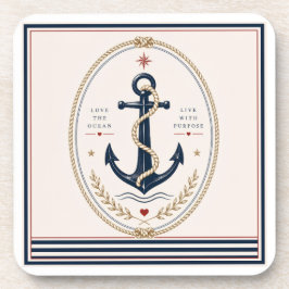 Klassieke Sailorcore Onderzetter