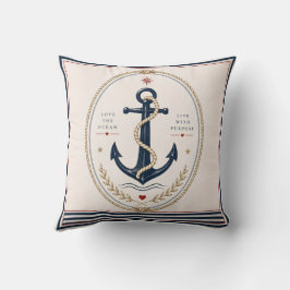 Klassieke Sailorcore Zeevaart Worp Kussen