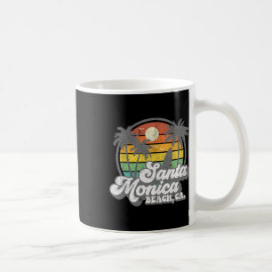 Klassieke Santa Monica Beach Californië Surf Surfe Koffiemok