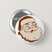 Klassieke Santa Pin Ronde Button 5,7 Cm (Voorkant /achterkant)