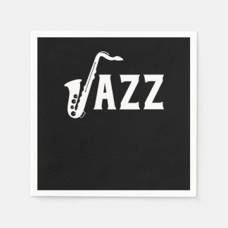 Klassieke saxophone Music Jazz Band Lovers Gifts Servet