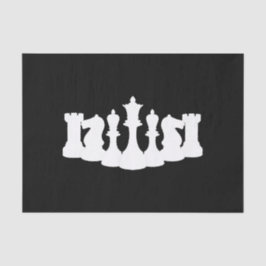 Klassieke schaafstukken zwart-wit tissuepapier