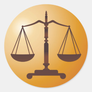 Klassieke schalen van het recht Wettelijke venno Ronde Sticker