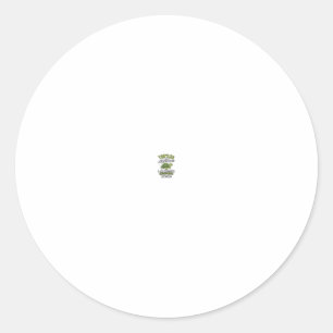 Klassieke schildpadden zijn geweldig Funny Turtle Ronde Sticker