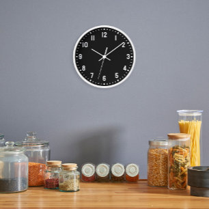 Klassieke schoolboudgetallen zwarte en witte muur