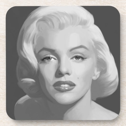 Klassieke schoonheid bier onderzetter (Voorkant)