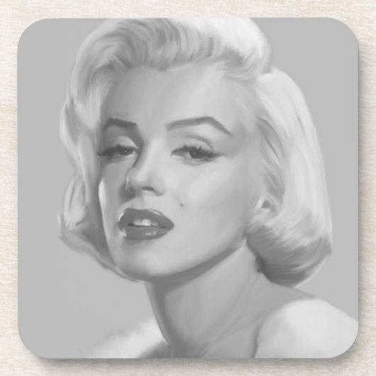 Klassieke schoonheid bier onderzetter (Voorkant)