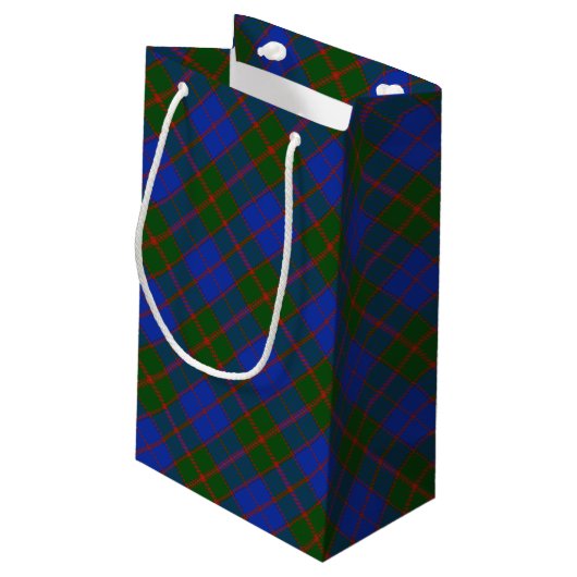 Klassieke Schotse LAN Tartan Pset Pattered Klein Cadeauzakje (Achterkant Gekanteld)