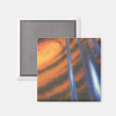 Klassieke Science Fiction, Sci Fi Rode Galaxy Werv Magneet (Voorkant / Achterkant)