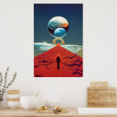 Klassieke  science fition Fantasy Portal Poster (Keuken)