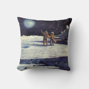 Klassieke Sciencefiction Astronaut Buitenaardse We Kussen