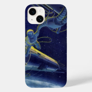Klassieke Sciencefiction Astronauten in de Buitenr Case-Mate iPhone 14 Hoesje