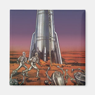 Klassieke sciencefiction, astronauten, kever, alie magneet