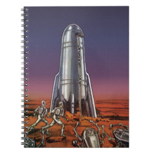 Klassieke sciencefiction, astronauten Kever Buiten Notitieboek