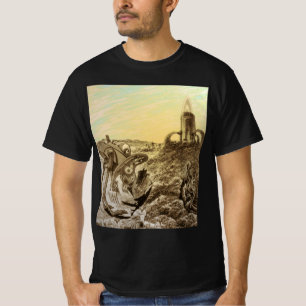 Klassieke Sciencefiction Buitenaardse Planeet Cons T-shirt