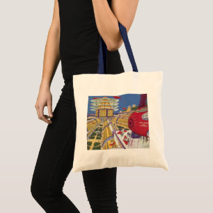 Klassieke sciencefiction, futuristisch New York Ci Tote Bag