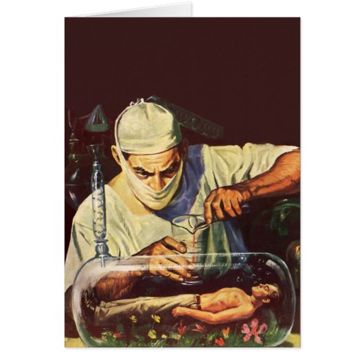 Klassieke sciencefiction, laboratorium van een ges (Voorkant)