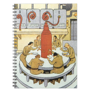 Klassieke sciencefiction, laboratoriumwetenschappe notitieboek