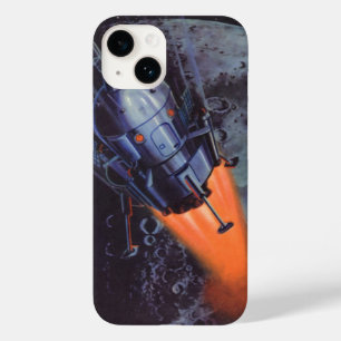 Klassieke sciencefiction, Maanraket die opstijgt Case-Mate iPhone 14 Hoesje