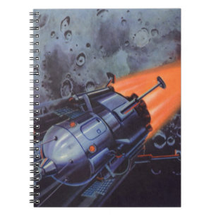Klassieke sciencefiction, Maanraket die opstijgt Notitieboek