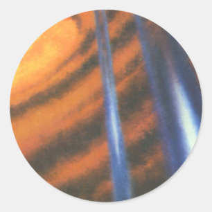 Klassieke sciencefiction, Sci Fi Rode Draaikolk Me Ronde Sticker