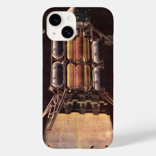 Klassieke Sciencefictionraket die van een planeet Case-Mate iPhone 14 Hoesje