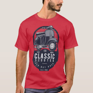 Klassieke scooter t-shirt