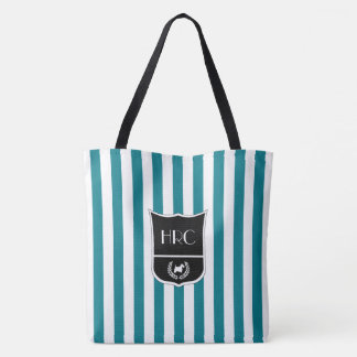 Klassieke Scottie Monogram personaliseren Tote Bag