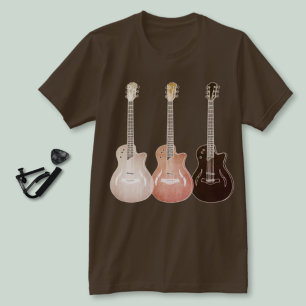 Klassieke  semiakoestische gitaren Rustige muziek T-shirt