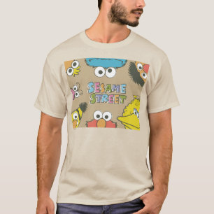 Klassieke Sesame Street-vrienden T-shirt
