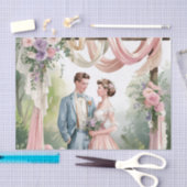 Klassieke  Shabby Chic bruiloft Tissuepapier (Craft)