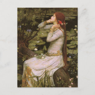 Klassieke Shakespeare Ophelia Vijver Lelie Kunstsc Briefkaart