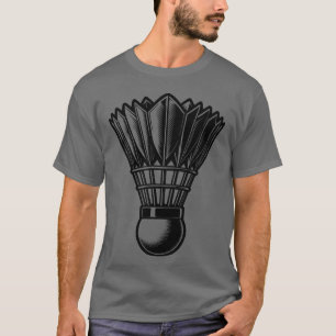 Klassieke shuttle cock sportartikelen lente meisje t-shirt